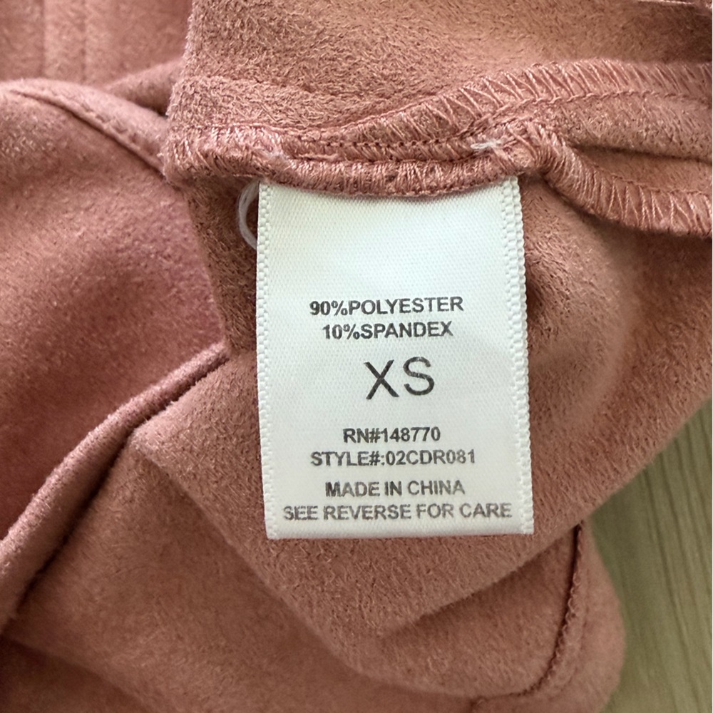 Sienna Sky Faux Suede Sleeveless Rose Mini Dress - Picture 9 of 13